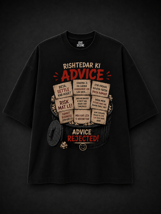 Oversized Rishtedar Ki advise Tee