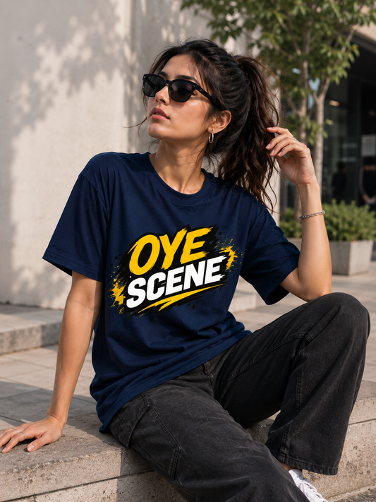 Oye Scene Navy Blue
