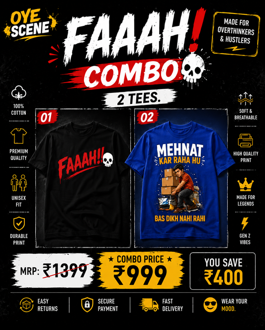 FAAAH combo black&Royal