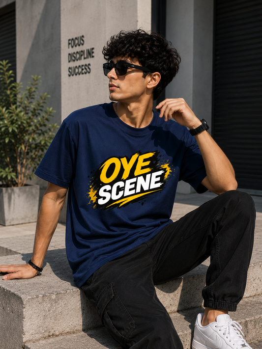 Oye Scene Navy Blue