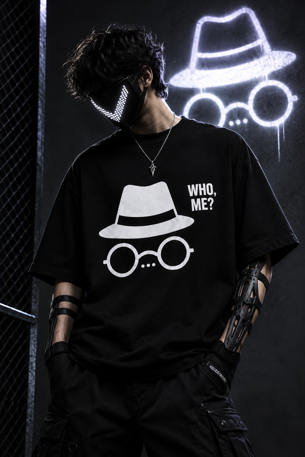 Oversized Who Me ? Tee