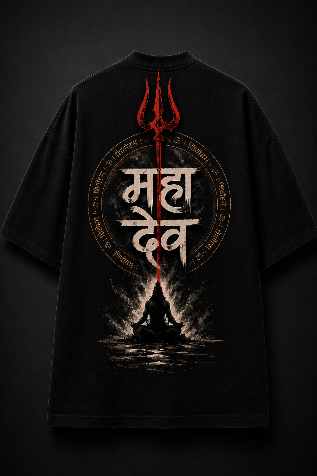 Oversized Mahadev T shirt