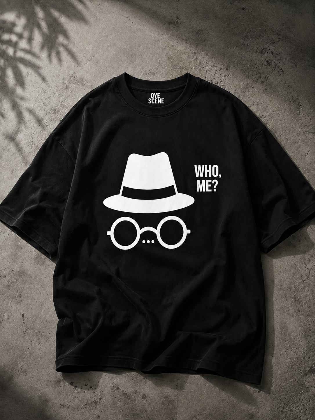 Oversized Who Me ? Tee