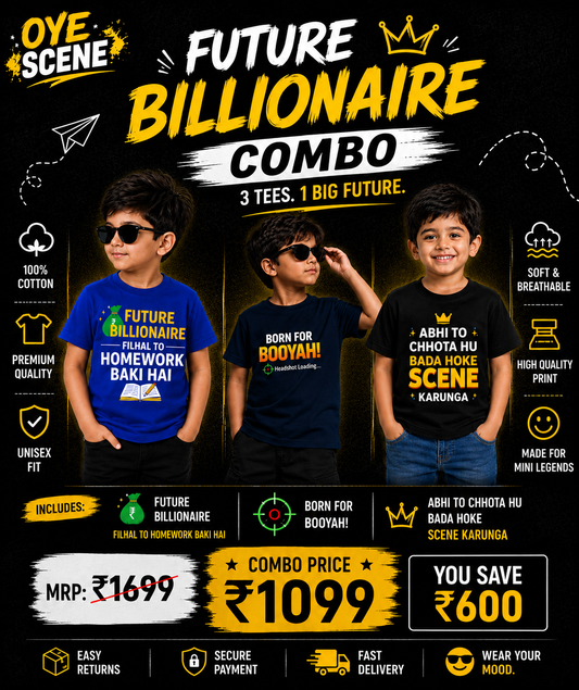 Future Billionaire Combo Pack of 3